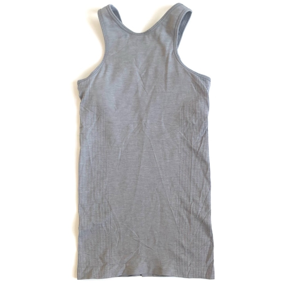 Lululemon Light Gray Seamlessly Covered Tank